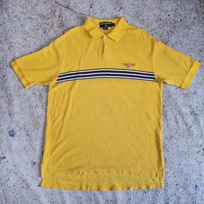 Polo Sport Ralph Lauren  Polo Shirt Size L Yellow Retro Y2k