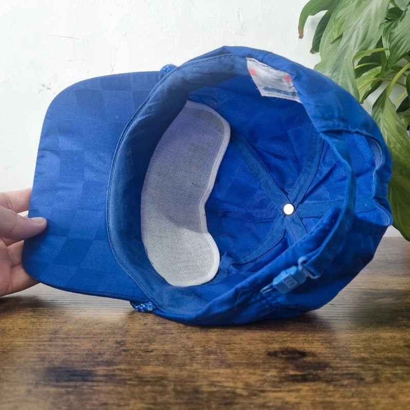 Vintage American Trucker Hat Snapback cap one size adjustable blue Country lane wyoming