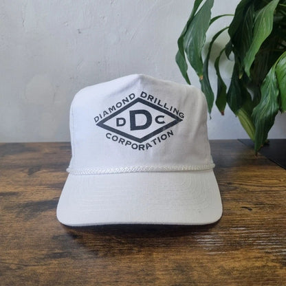 Vintage American Trucker Hat Snapback cap one size adjustable white diamond drilling