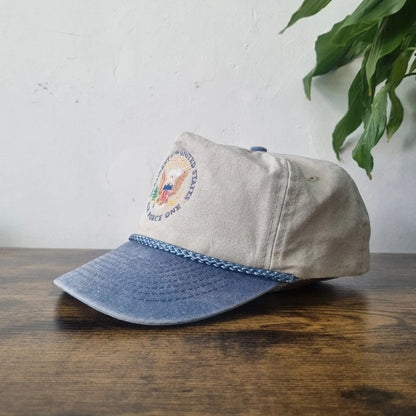 Vintage American Baseball Hat Snapback cap one size president of united states air foce one