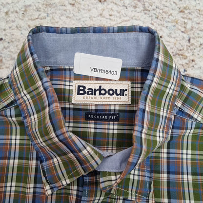 Barbour SHIRT REGULAR FIT CHECK MENS - Green - Size M