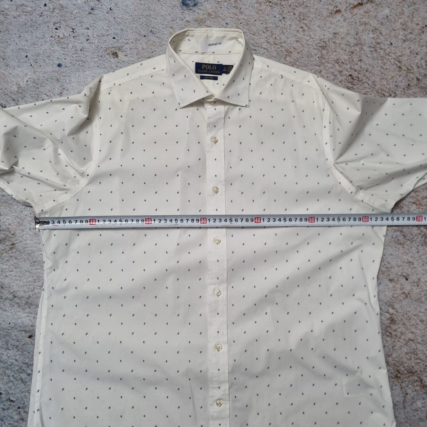 Ralph Lauren DRESS SHIRT EASY CARE (READ DESC.) - White - Size 17 36/37 L