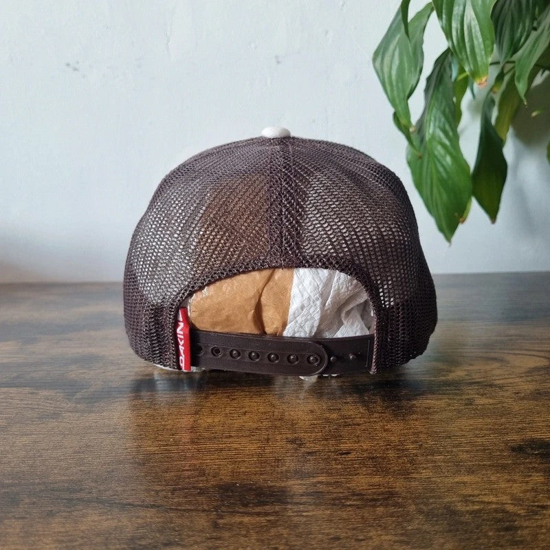 Vintage Dakine Baseball Hat Snapback cap one size adjustable beige brown