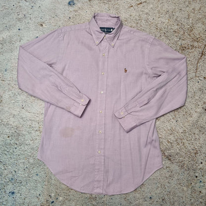 Ralph Lauren OXFORD SHIRT CLASSIC FIT LONG SLEEVE PONY RL - Purple - Size 15 M