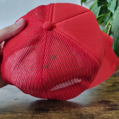 Vintage American Trucker Hat Snapback cap one size adjustable red Chevrolet club