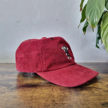 Vintage American Baseball Hat Snapback cap one size adjustable burgundy middlelands football