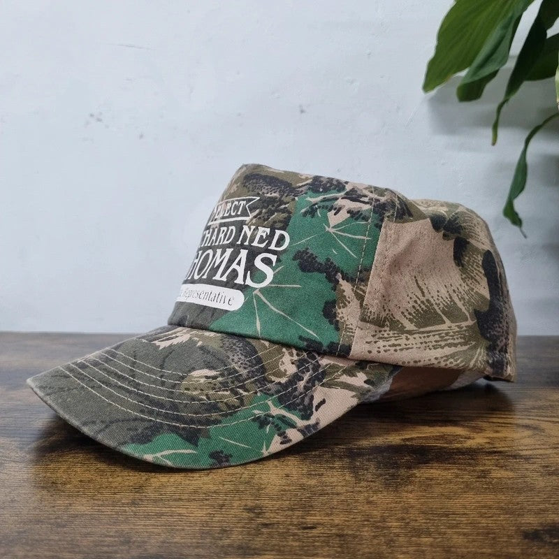 Vintage American Baseball Hat Snapback cap one size adjustable khaki realtree camo elect Richard ned