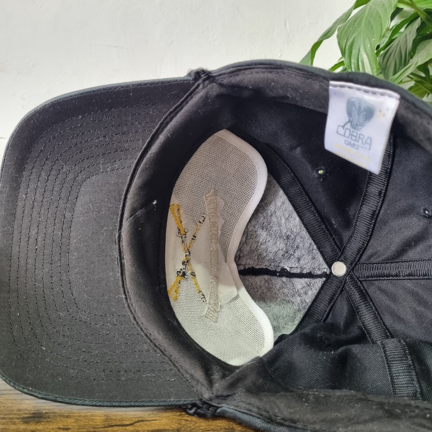 Vintage American Trucker Hat Snapback cap one size black home of the infantry