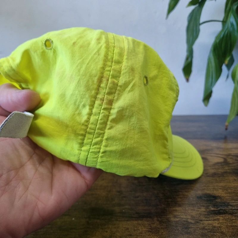 Vintage American Trucker Hat Snapback cap one size adjustable Edinburgh usaneon yellow