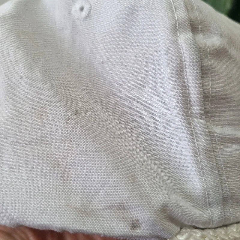 Vintage American Trucker Hat Snapback cap one size adjustable white Crown Royal whisky 90s