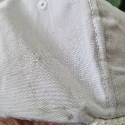 Vintage American Trucker Hat Snapback cap one size adjustable white Crown Royal whisky 90s
