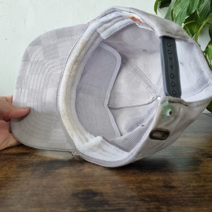 Vintage American Trucker Hat Snapback cap one size adjustable grey international harvester