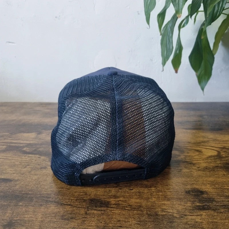 Vintage American Trucker Hat Snapback cap one size adjustable navy Gaile's propane
