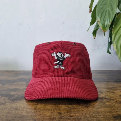 Vintage American Baseball Hat Snapback cap one size adjustable burgundy middlelands football