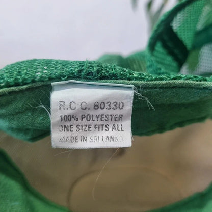 Vintage American Trucker Hat Snapback cap one size adjustable green goshen scout camp deer