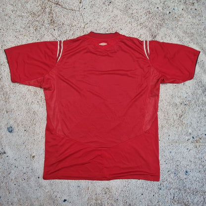 Umbro ENGLAND JERSEY FOOTBALL SHIRT 2004 - Red - Size XL