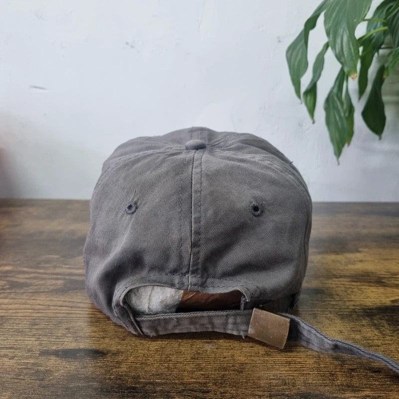 Vintage American Baseball Hat Snapback cap one size grey Jeep survived the drive crown king