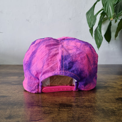 Vintage American Trucker Hat Snapback cap one size adjustable pink lake ozark