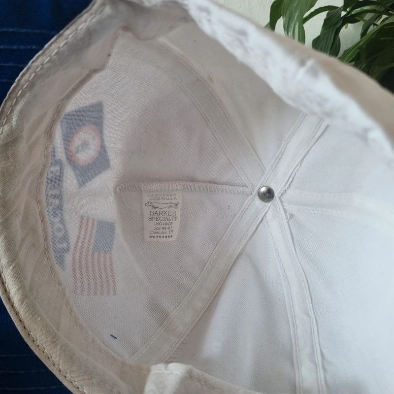 Vintage American baseball Hat Snapback cap one size adjustable Ibew union white blue