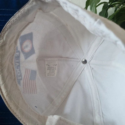 Vintage American baseball Hat Snapback cap one size adjustable Ibew union white blue