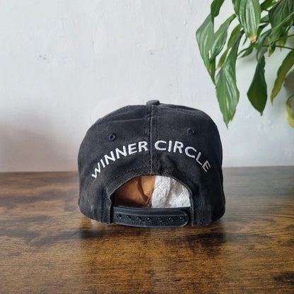 Vintage American Baseball Hat Snapback cap one size adjustable faded black Chevrolet