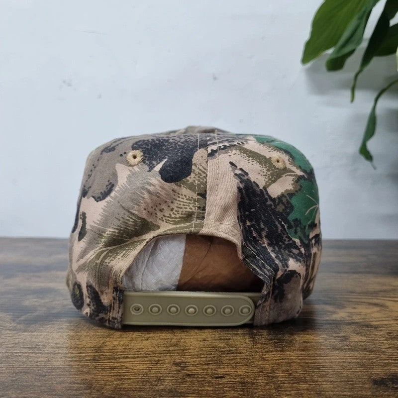 Vintage American Baseball Hat Snapback cap one size adjustable khaki realtree camo elect Richard ned