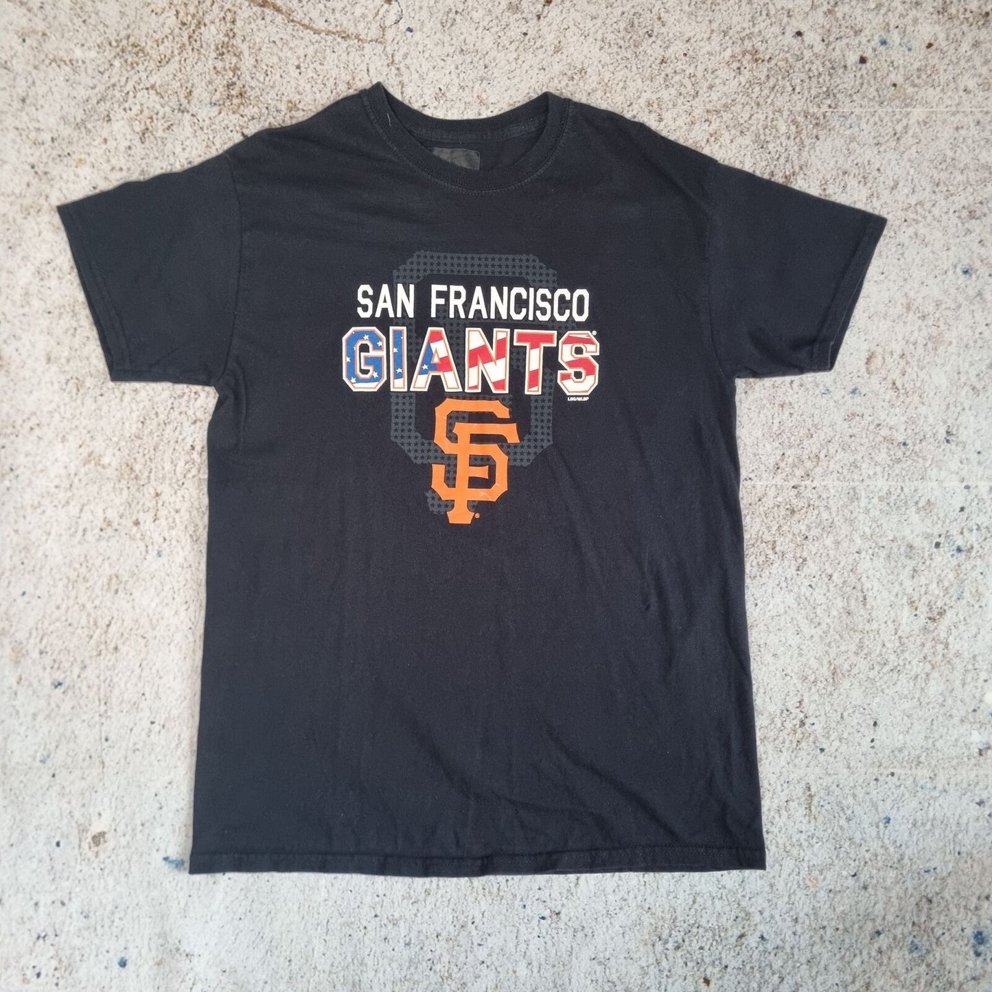 MLB T-SHIRT SAN FRAN GIANTS MLB BASEBALL TOP TEE - Black - Size M