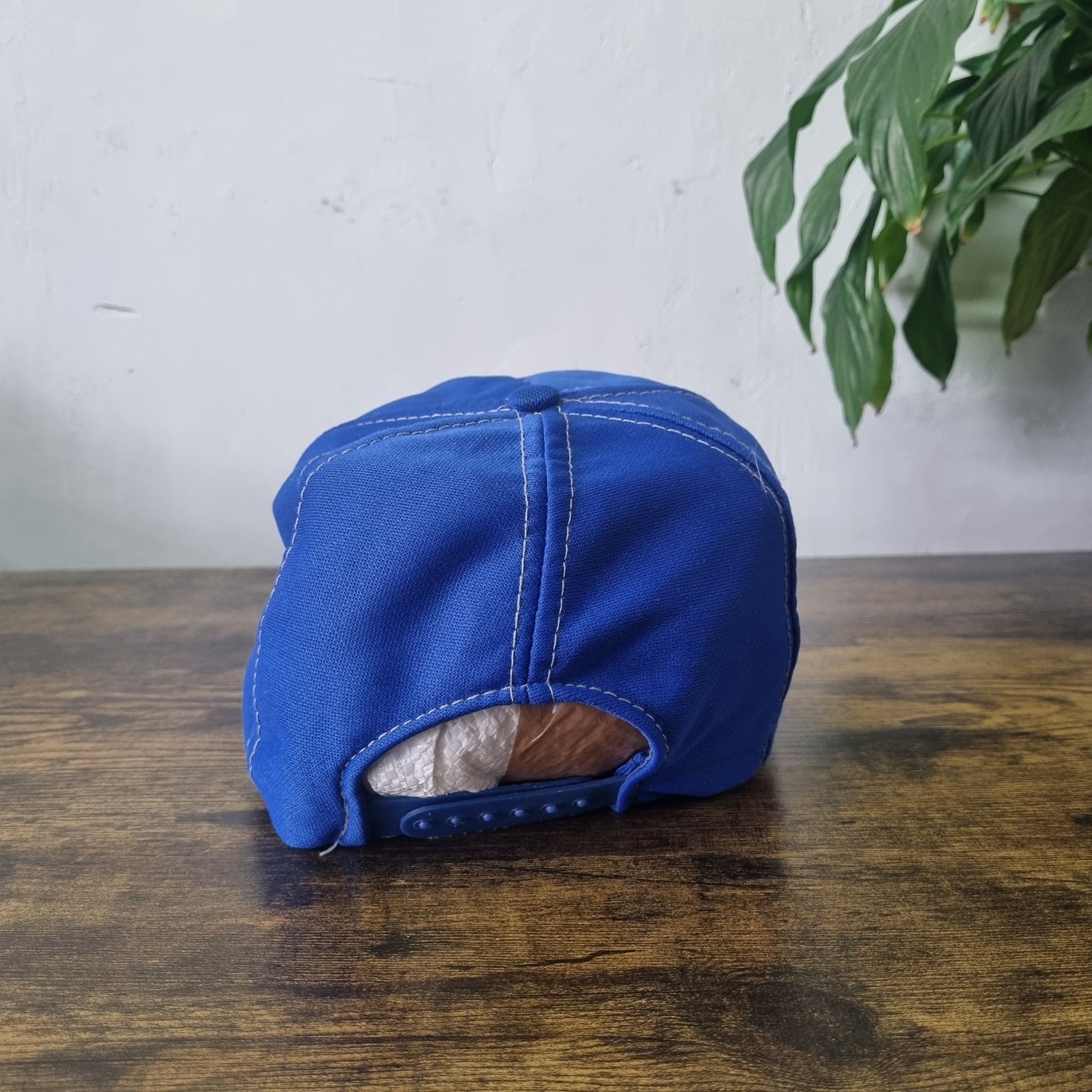 Vintage American Trucker Hat Snapback cap one size adjustable Blue Sperry Mapper