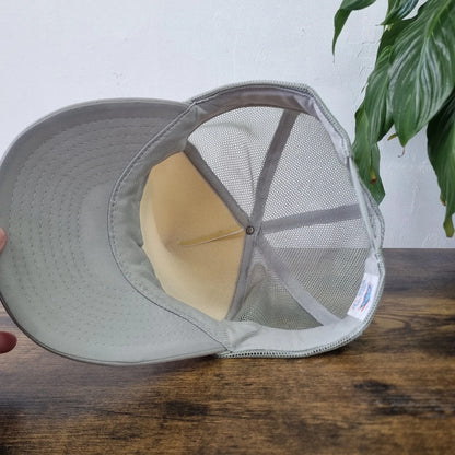 Vintage Trucker Hat snapback cap vintage Fitzgerald's Casino Hotel Las Vegas grey white one size