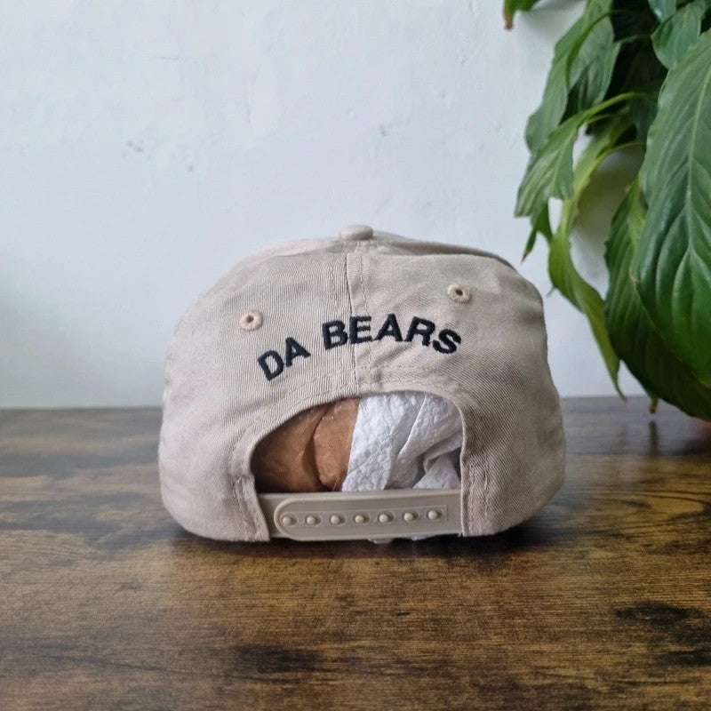 American baseball Hat Snapback cap one size beige bears Jose Rizal Memorial State College