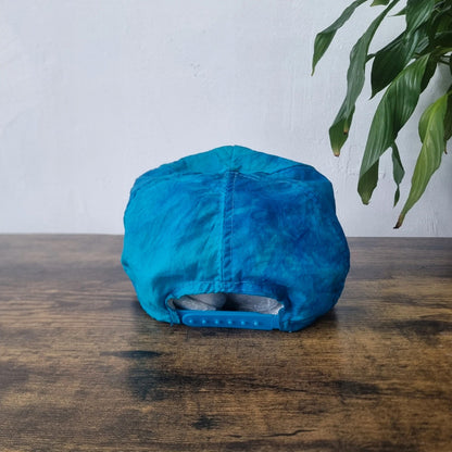 Vintage American Trucker Hat Snapback cap one size adjustable blue aztec sun