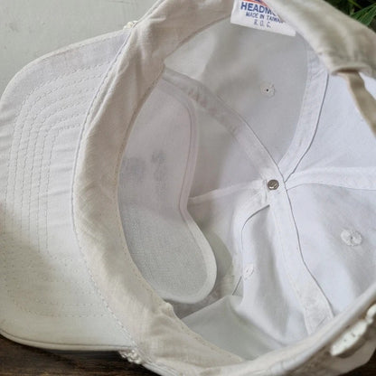 Vintage American Trucker Hat Snapback cap one size adjustable white Chevrolet turner dealer
