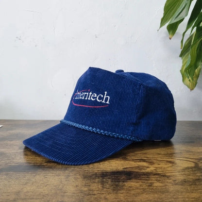 Vintage American Trucker Hat Snapback cap one size adjustable navy Amritech