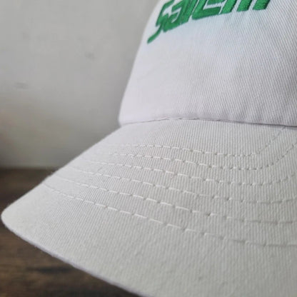 Vintage American Trucker Hat Snapback cap one size adjustable white Salem