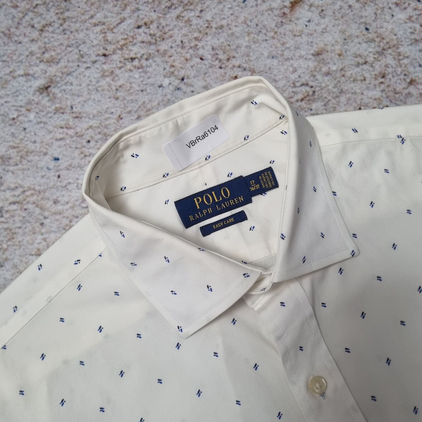 Ralph Lauren DRESS SHIRT EASY CARE (READ DESC.) - White - Size 17 36/37 L