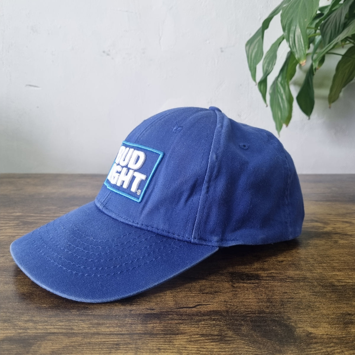 Vintage Bud Light Baseball Hat Snapback cap one size adjustable blue