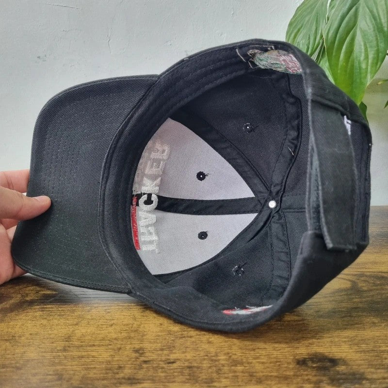 Vintage American Baseball Hat Snapback cap one size adjustable black tracker boats