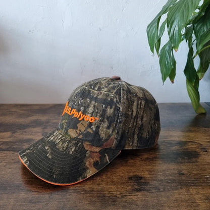 Vintage American Baseball Hat Snapback cap one size adjustable U.S. polyco khaki green realtree camo
