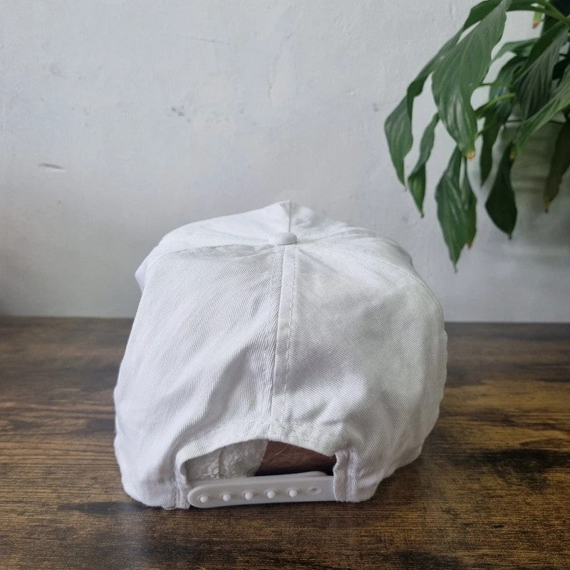 Vintage American Trucker Hat Snapback cap one size adjustable white Salem