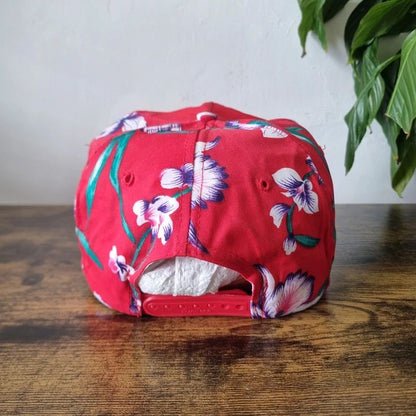 Vintage American Trucker Hat Snapback cap one size adjustable red catfish restaurant