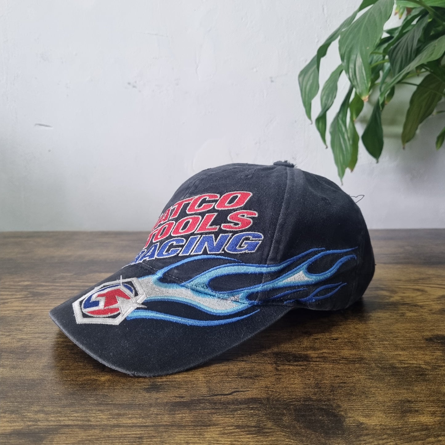 Vintage American Trucker Hat Snapback cap one size adjustable faded Black Matco