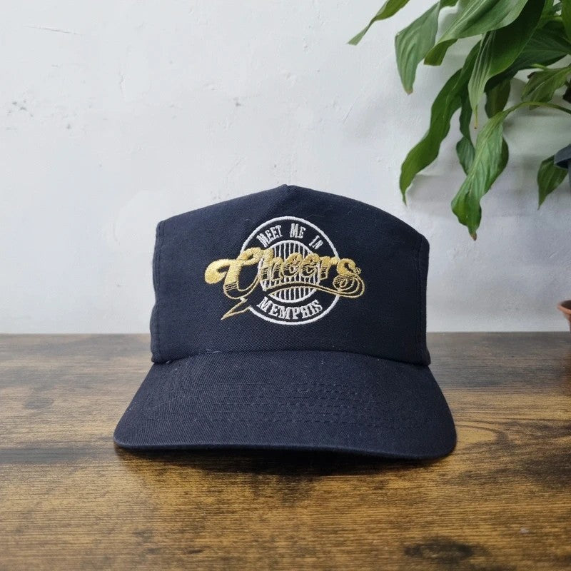 Vintage American Baseball Hat Snapback cap one size adjustable black Cheers memphis