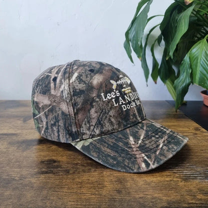 Vintage American Baseball Hat Snapback cap one size khaki green realtree camo dock bar fishing