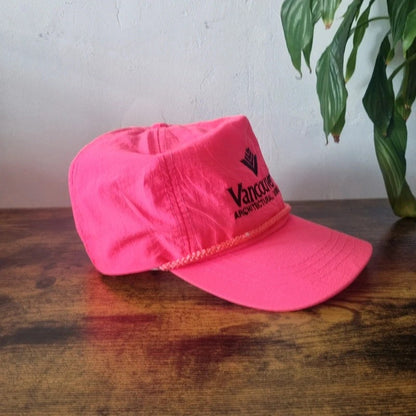Vintage American Trucker Hat Snapback cap one size adjustable neon pink Vancouver