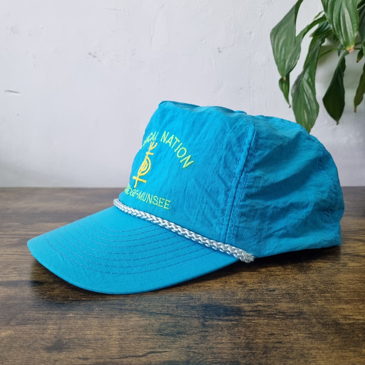 Vintage American Trucker Hat Snapback cap one size blue mohican nation