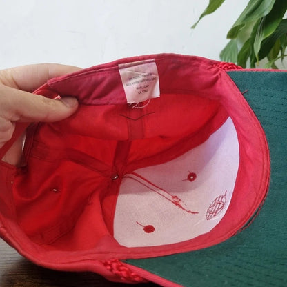 Vintage American Baseball Hat Snapback cap one size adjustable Red Scotiabank