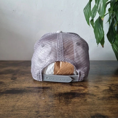 American baseball Hat Snapback cap one size adjustable grey SRM concrete