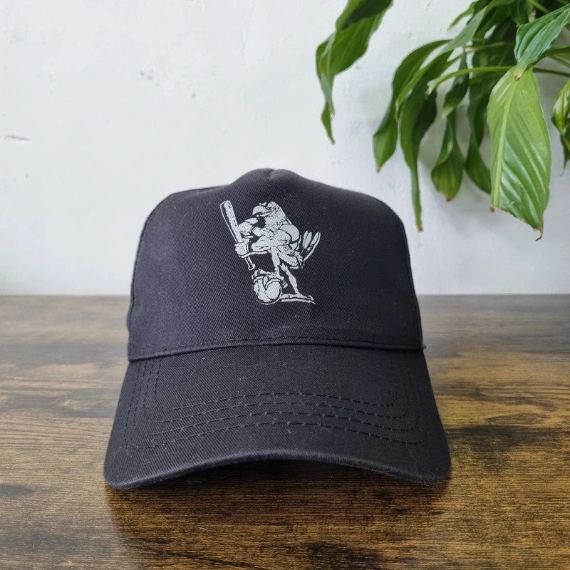 Vintage American Baseball Hat Snapback cap one size adjustable black hawk