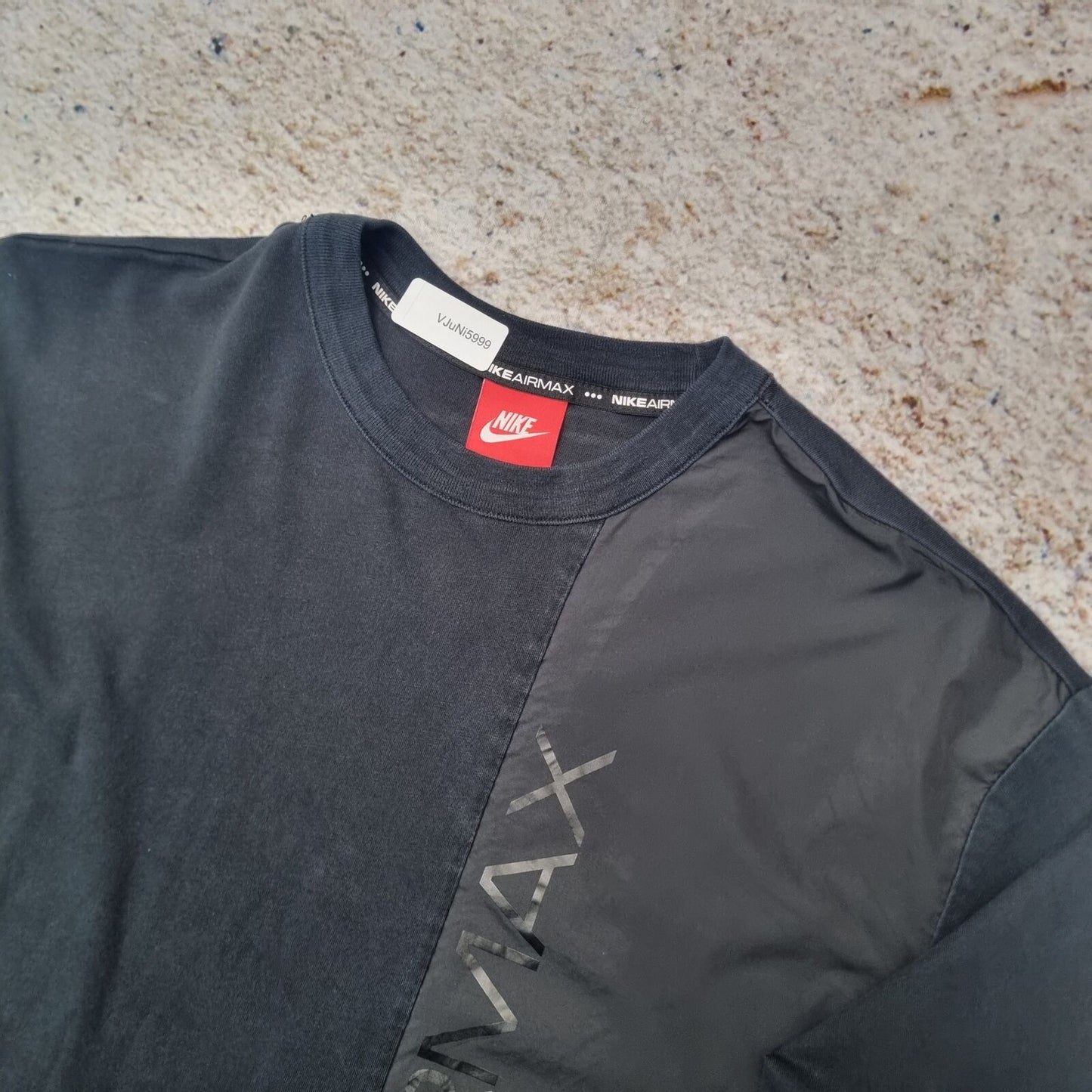 Nike SWEATSHIRT AIR MAX LONG SLEEVE TOP MENS - Black - Size M