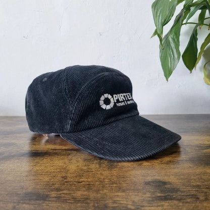 Vintage American 5 panel Hat Snapback cap one size adjustable black pirtek